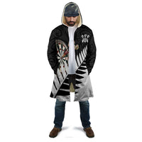 Personalised New Zealand Darts Cloak Silver Fern Aotearoa Maori Pattern - Polynesian Pride