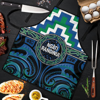 Aotearoa Ngati Ranginui Apron Maori Iwi Poutama Puhoro Tattoo LT14 Green - Polynesian Pride
