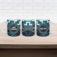 Aotearoa Ngati Ranginui Personalised Ceramic Mug Maori Iwi Poutama Puhoro Tattoo LT14 - Polynesian Pride