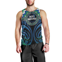 Aotearoa Ngati Ranginui Personalised Men Tank Top Maori Iwi Poutama Puhoro Tattoo LT14 - Polynesian Pride