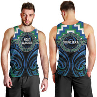 Aotearoa Ngati Ranginui Personalised Men Tank Top Maori Iwi Poutama Puhoro Tattoo LT14 - Polynesian Pride