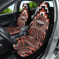 Aotearoa Tapuika Car Seat Cover Maori Iwi Poutama Puhoro Tattoo LT14 - Polynesian Pride
