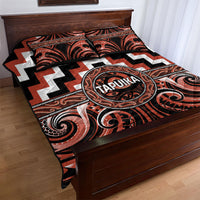Aotearoa Tapuika Quilt Bed Set Maori Iwi Poutama Puhoro Tattoo LT14 - Polynesian Pride