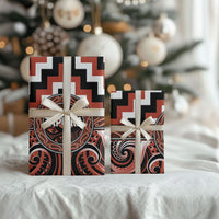 Aotearoa Tapuika Wrapping Paper Maori Iwi Poutama Puhoro Tattoo LT14 - Polynesian Pride