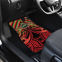 Aotearoa Ngati Maru Personalised Car Mats Maori Iwi Poutama Puhoro Tattoo LT14 - Polynesian Pride