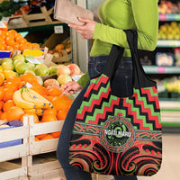 Aotearoa Ngati Maru Grocery Bag Maori Iwi Poutama Puhoro Tattoo LT14 - Polynesian Pride