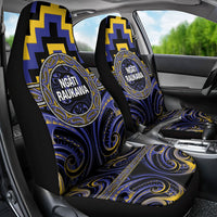 Aotearoa Ngati Raukawa Car Seat Cover Maori Iwi Poutama Puhoro Tattoo LT14 - Polynesian Pride