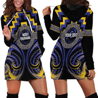 Aotearoa Ngati Raukawa Personalised Hoodie Dress Maori Iwi Poutama Puhoro Tattoo LT14 - Polynesian Pride