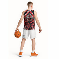 Aotearoa Ngati Toa Personalised Basketball Jersey Maori Iwi Poutama Puhoro Tattoo LT14 - Polynesian Pride