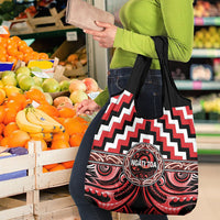 Aotearoa Ngati Toa Grocery Bag Maori Iwi Poutama Puhoro Tattoo LT14 - Polynesian Pride