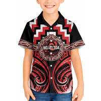 Aotearoa Ngati Toa Personalised Hawaiian Shirt Maori Iwi Poutama Puhoro Tattoo LT14 - Polynesian Pride