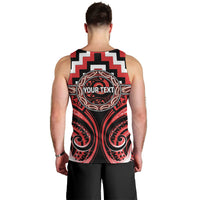 Aotearoa Ngati Toa Personalised Men Tank Top Maori Iwi Poutama Puhoro Tattoo LT14 - Polynesian Pride