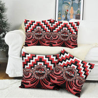 Aotearoa Ngati Toa Pillow Cover Maori Iwi Poutama Puhoro Tattoo LT14 - Polynesian Pride