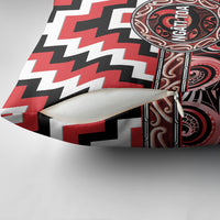 Aotearoa Ngati Toa Pillow Cover Maori Iwi Poutama Puhoro Tattoo LT14 - Polynesian Pride