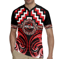Aotearoa Ngati Toa Personalised Rugby Jersey Maori Iwi Poutama Puhoro Tattoo LT14 - Polynesian Pride
