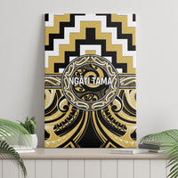 Aotearoa Ngati Tama Canvas Wall Art Maori Iwi Poutama Puhoro Tattoo LT14 - Polynesian Pride