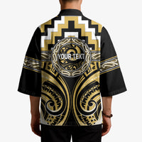 Aotearoa Ngati Tama Personalised Kimono Maori Iwi Poutama Puhoro Tattoo LT14 - Polynesian Pride