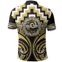 Aotearoa Ngati Tama Personalised Polo Shirt Maori Iwi Poutama Puhoro Tattoo LT14 - Polynesian Pride