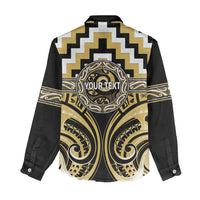 Aotearoa Ngati Tama Personalised Women Casual Shirt Maori Iwi Poutama Puhoro Tattoo LT14 - Polynesian Pride