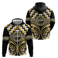 Aotearoa Ngati Tama Personalised Zip Hoodie Maori Iwi Poutama Puhoro Tattoo LT14 - Polynesian Pride