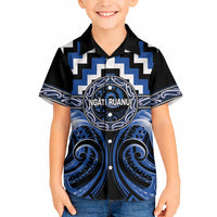 Aotearoa Ngati Ruanui Personalised Hawaiian Shirt Maori Iwi Poutama Puhoro Tattoo LT14 - Polynesian Pride
