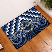 Aotearoa Ngati Ruanui Rubber Doormat Maori Iwi Poutama Puhoro Tattoo LT14 - Polynesian Pride