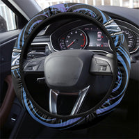 Aotearoa Ngaruahine Steering Wheel Cover Maori Iwi Poutama Puhoro Tattoo LT14 - Polynesian Pride