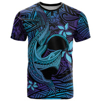 Nukuoro Atoll T Shirt Polynesian Shark Tattoo Purple Gradient Vibes LT14 Purple - Polynesian Pride