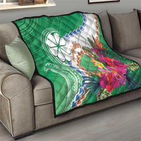 Marshall Islands Kwajalein Atoll Quilt Curves Polynesian Mix Tropical Flowers