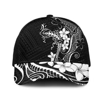 Black Hawaii Baseball Net Cap Hammerhead Shark Tattoo Curve Polynesian LT14 One Size Black Black - Polynesian Pride