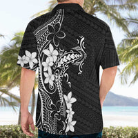Black Hawaii Hawaiian Shirt Hammerhead Shark Tattoo Curve Polynesian LT14 - Polynesian Pride