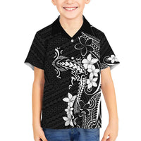 Black Hawaii Hawaiian Shirt Hammerhead Shark Tattoo Curve Polynesian LT14 - Polynesian Pride