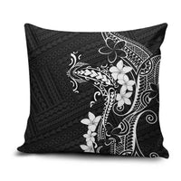 Black Hawaii Pillow Cover Hammerhead Shark Tattoo Curve Polynesian - Polynesian Pride