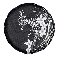 Black Hawaii Spare Tire Cover Hammerhead Shark Tattoo Curve Polynesian - Polynesian Pride