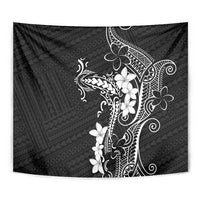 Black Hawaii Tapestry Hammerhead Shark Tattoo Curve Polynesian - Polynesian Pride