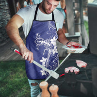 Blue Hawaii Apron Hammerhead Shark Tattoo Curve Polynesian - Polynesian Pride