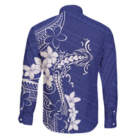 Blue Hawaii Family Matching Mermaid Dress and Hawaiian Shirt Hammerhead Shark Tattoo Curve Polynesian - Polynesian Pride