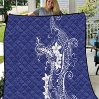 Blue Hawaii Quilt Hammerhead Shark Tattoo Curve Polynesian - Polynesian Pride