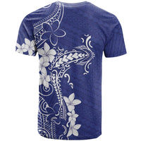 Blue Hawaii T Shirt Hammerhead Shark Tattoo Curve Polynesian - Polynesian Pride