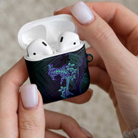 Purple Paradise Hawaii AirPods Case Hammerhead Shark Tattoo Curve Polynesian LT14 - Polynesian Pride