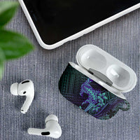 Purple Paradise Hawaii AirPods Case Hammerhead Shark Tattoo Curve Polynesian LT14 - Polynesian Pride