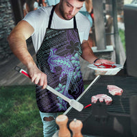 Purple Paradise Hawaii Apron Hammerhead Shark Tattoo Curve Polynesian - Polynesian Pride