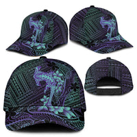 Purple Paradise Hawaii Classic Cap Hammerhead Shark Tattoo Curve Polynesian LT14 - Polynesian Pride
