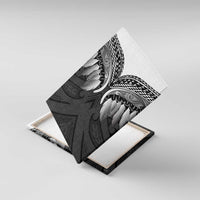 Poutama Korowai New Zealand Canvas Wall Art Aotearoa Maori Tattoo - Polynesian Pride