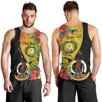 personalised-vanuatu-torba-day-men-tank-top-coat-of-arms-mix-tropical-flowers