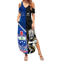 new-zealand-and-samoa-rugby-summer-maxi-dress-all-black-tiki-fern-mix-manu-samoa-2023-world-cup