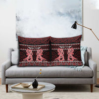 Kia Ora New Zealand Pillow Cover Maori Language Week Whero Taniko Motif LT14 - Polynesian Pride