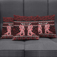 Kia Ora New Zealand Pillow Cover Maori Language Week Whero Taniko Motif LT14 - Polynesian Pride