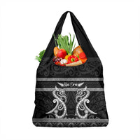 Kia Ora New Zealand Grocery Bag Maori Language Week Pango Taniko Motif - Polynesian Pride