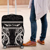 Kia Ora New Zealand Luggage Cover Maori Language Week Pango Taniko Motif - Polynesian Pride